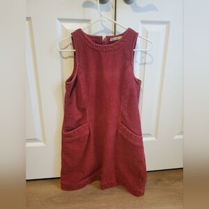 Marine Layer rust red corduroy sleeves dress size small